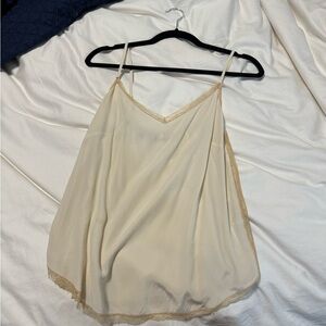 COPY - Zagid & Voltaire ivory lace silk camisole